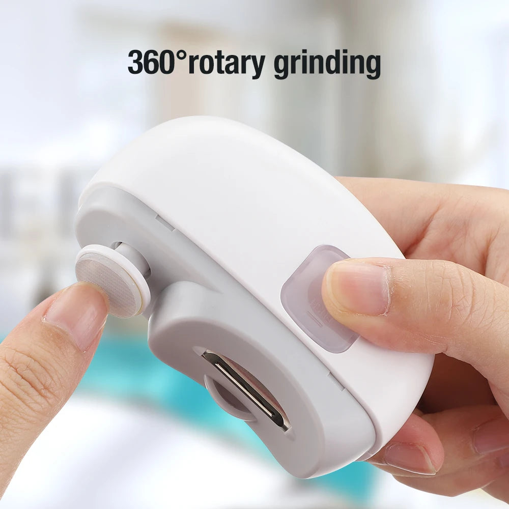 Perfect for All Ages 👵👶 3-in-1 Automatic Electric Nail Clipper with Polishing - 🌟Safe & Convenient🌟