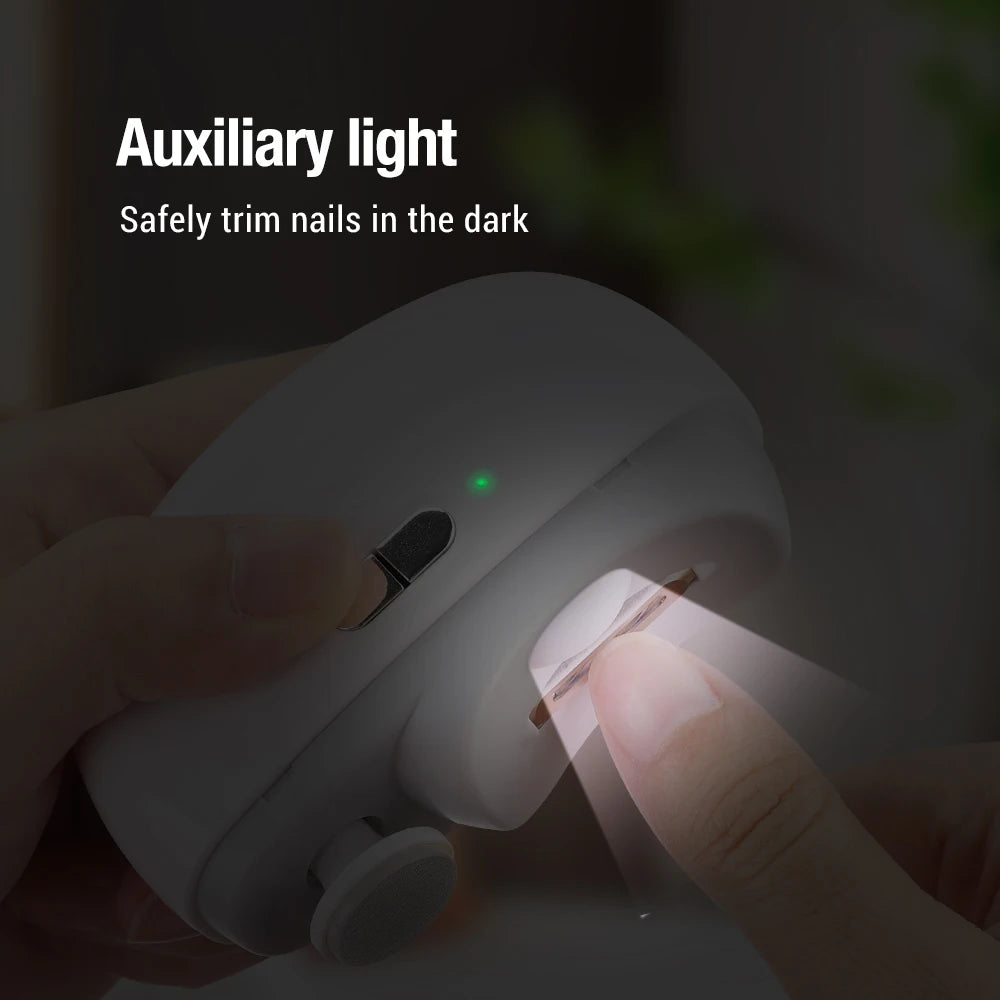 Perfect for All Ages 👵👶 3-in-1 Automatic Electric Nail Clipper with Polishing - 🌟Safe & Convenient🌟