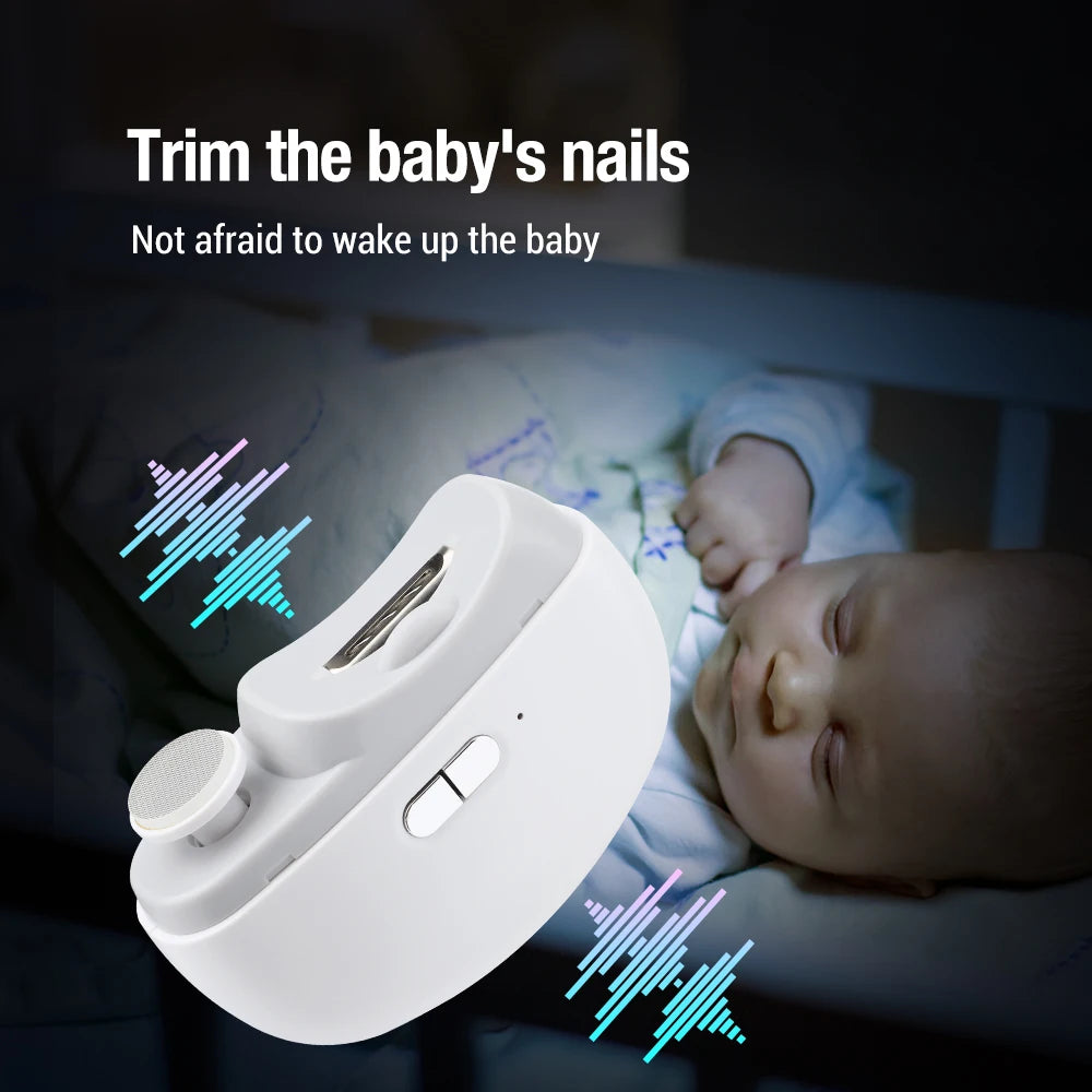 Perfect for All Ages 👵👶 3-in-1 Automatic Electric Nail Clipper with Polishing - 🌟Safe & Convenient🌟