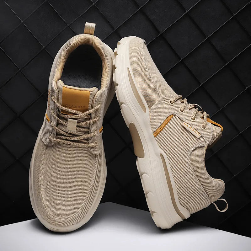 Men's Orthopedic Canvas Shoes – Lightweight, Supportive & Perfect for Outdoors