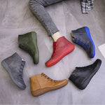 🔥Last Day Promotion 50% OFF - Comfortable Leather Arch Support Boots