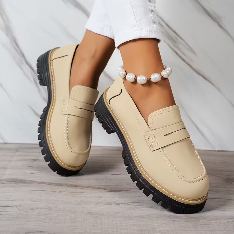 ComfortStep™ Women’s Supportive Vintage Loafers – Premium Comfort & Lightweight Walking