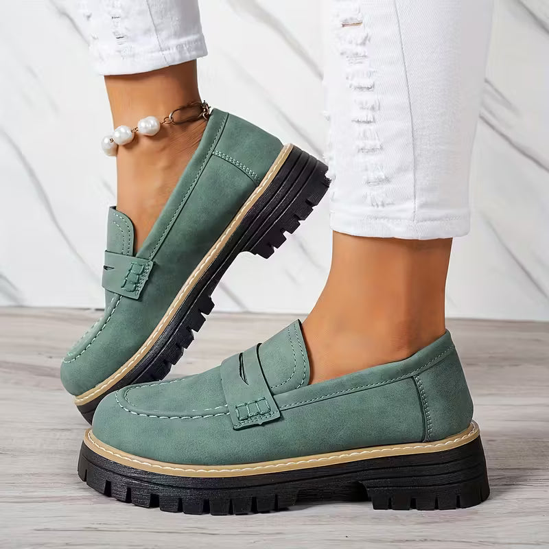 ComfortStep™ Women’s Supportive Vintage Loafers – Premium Comfort & Lightweight Walking