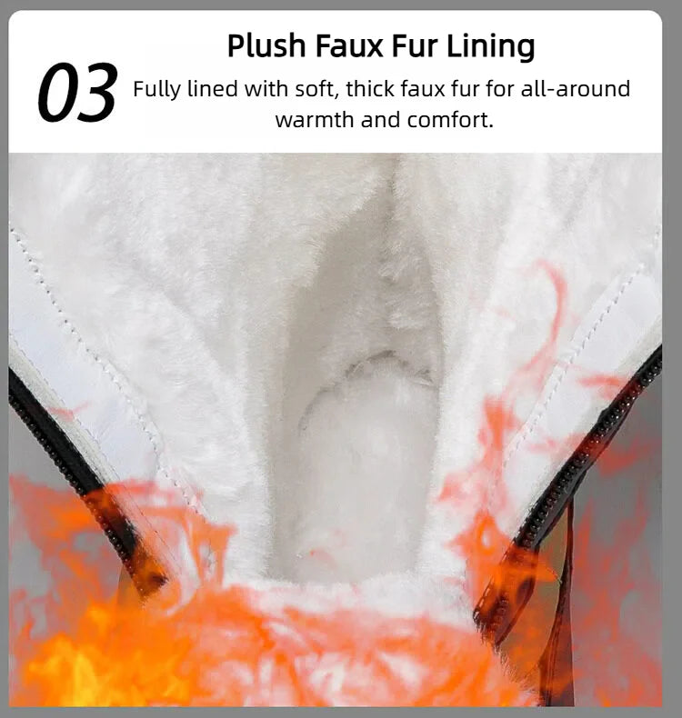 SnowGuard™ Winter Snow Boots – Waterproof, Thermal & Anti-Slip