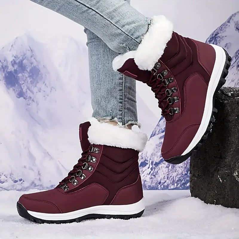 🔥Last Day Promotion 45% OFF🔥Women's Winter Fashionable Fleece-Lined Snow Boots