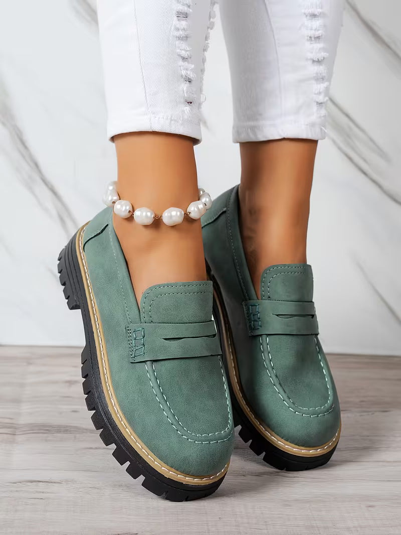 ComfortStep™ Women’s Supportive Vintage Loafers – Premium Comfort & Lightweight Walking