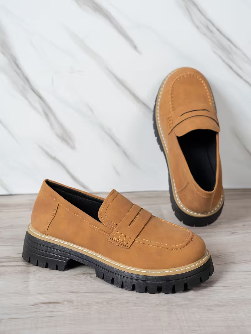 ComfortStep™ Women’s Supportive Vintage Loafers – Premium Comfort & Lightweight Walking