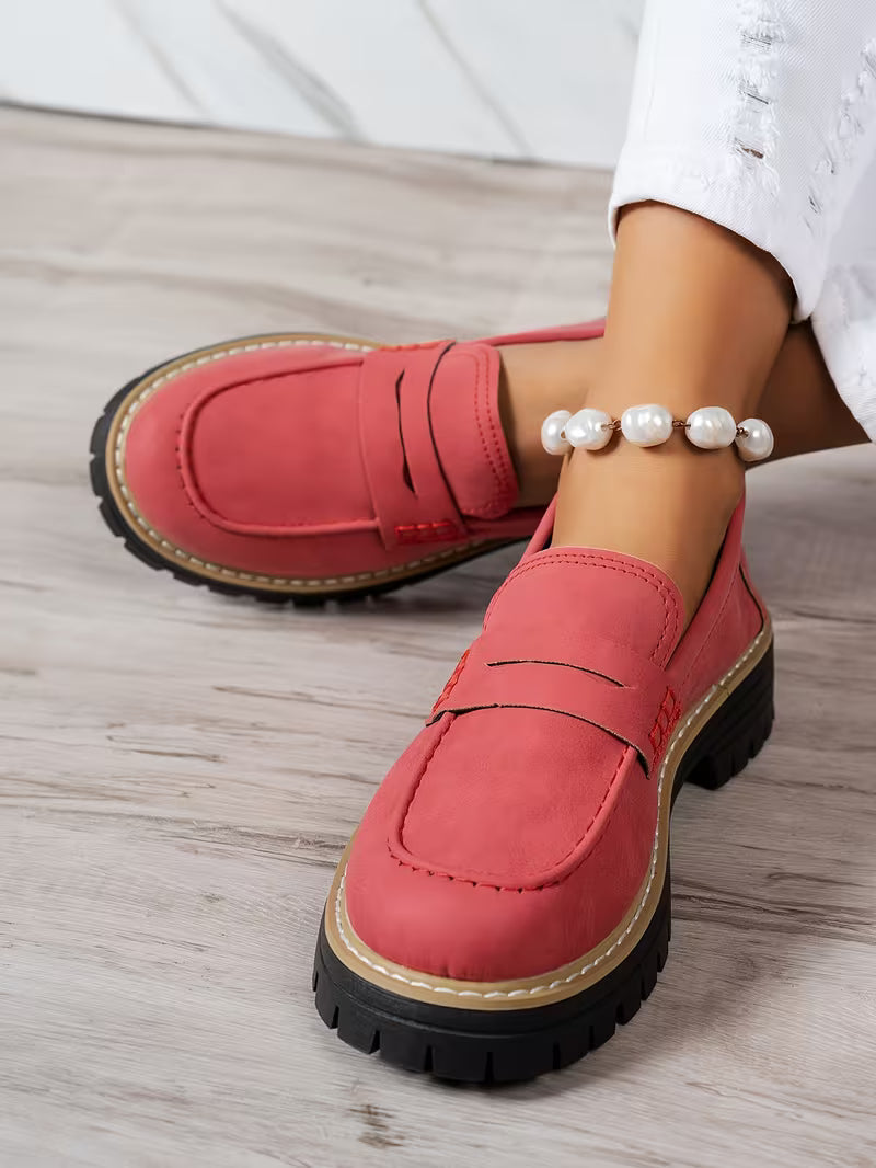 ComfortStep™ Women’s Supportive Vintage Loafers – Premium Comfort & Lightweight Walking