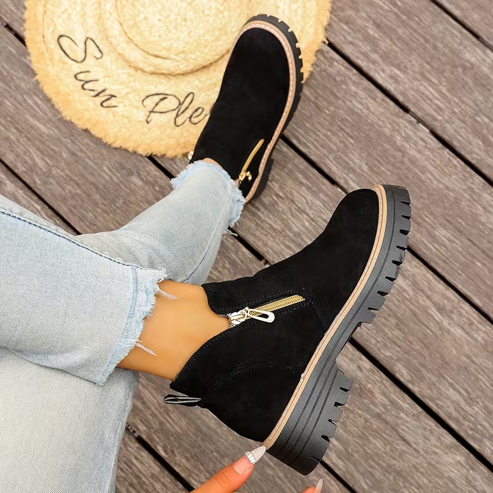 EasyStep™ Side-Zip Ankle Boots – Easy On Comfort with Built-In Stability