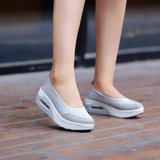 🌸🎉 Trendy Must-Have! Only a Few Left! ✨🥿💫Women's Daily Comfortable Breathable Shockproof Arch Support Orthopedic Slip-on Sneakers