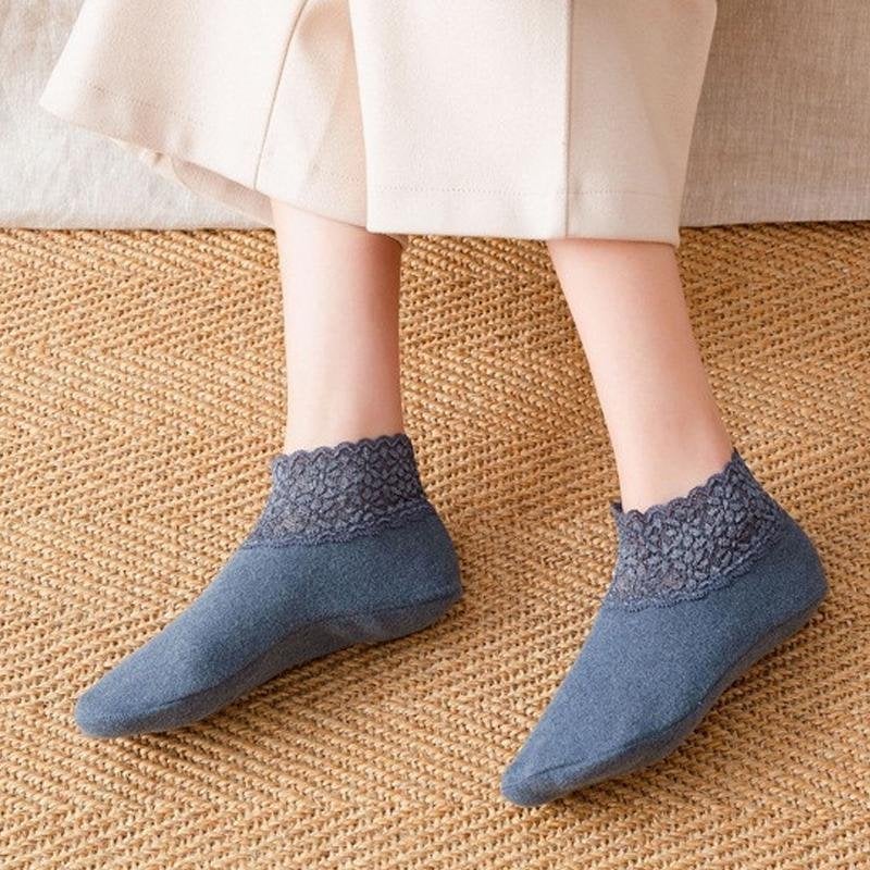 🔥 Autumn and Winter New Fashion Lace Warmer Socks(One size fit all)