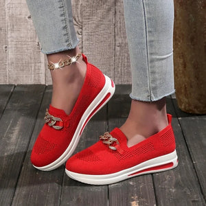 🔥Last Day 50%Off 💝Women's Woven Breathable Casual Wedge Sneakers