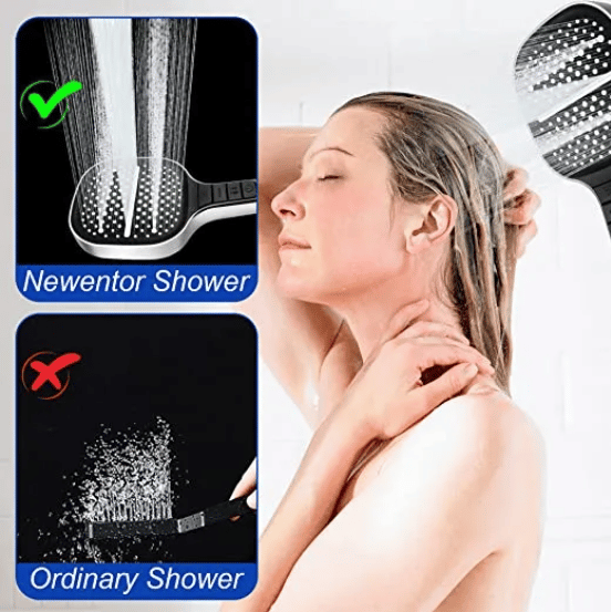 (🔥Last Day Promotion- SAVE 48% OFF)8-speed Oversized Panel Pressurized Shower Head