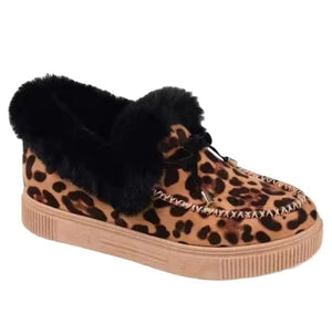 2023 Women's boots round head thick sole Orthopedic Arch-Support thick warm cotton shoes