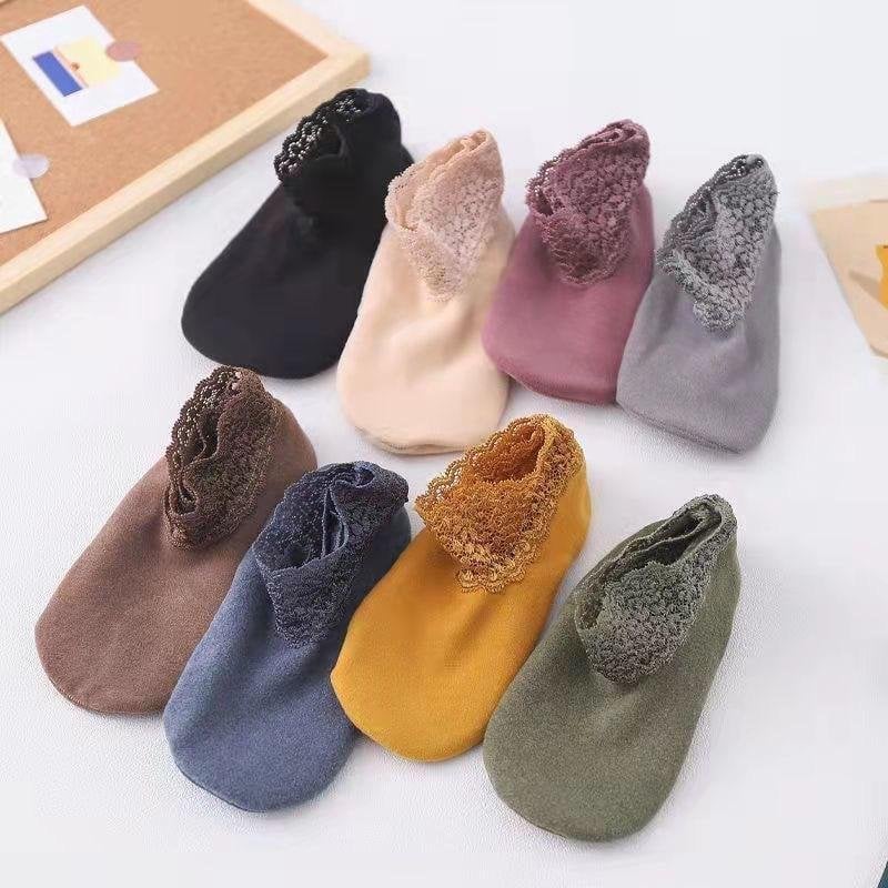 🔥 Autumn and Winter New Fashion Lace Warmer Socks(One size fit all)