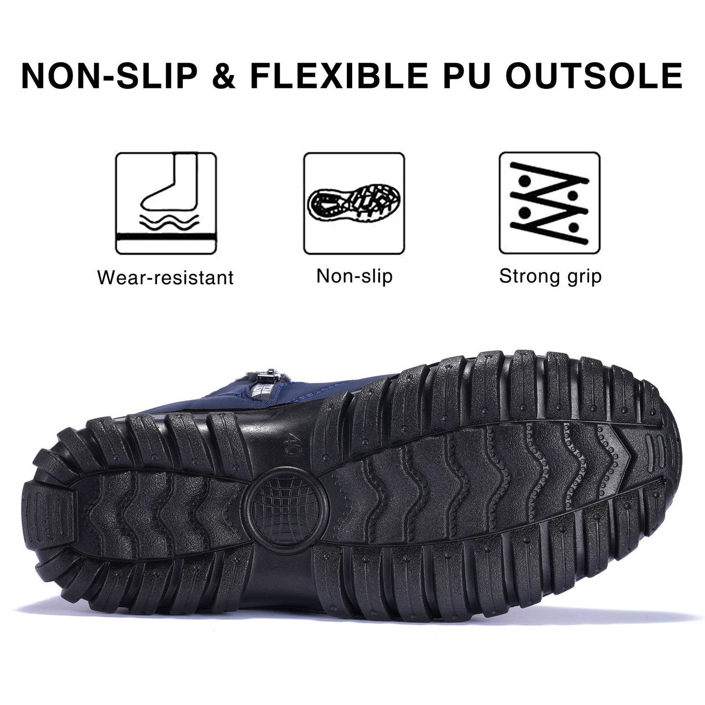 CozyStep™ Men's Waterproof Side-Zip Winter Boots – Ultra Warm & Orthopedic Comfort