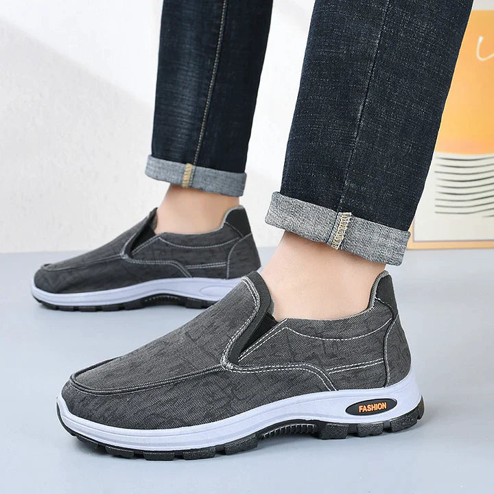 Men's Orthopedic Slip-on Shoes, Comfort Lightweight Walking Shoes