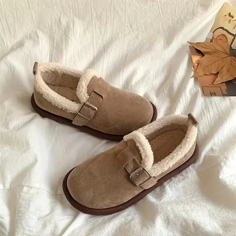 CozyStep™ Plush Winter Loafers – Warmth & Orthopedic Comfort